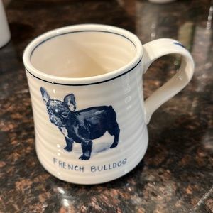 Anthropologie French Bulldog Mug by Molly Hatch